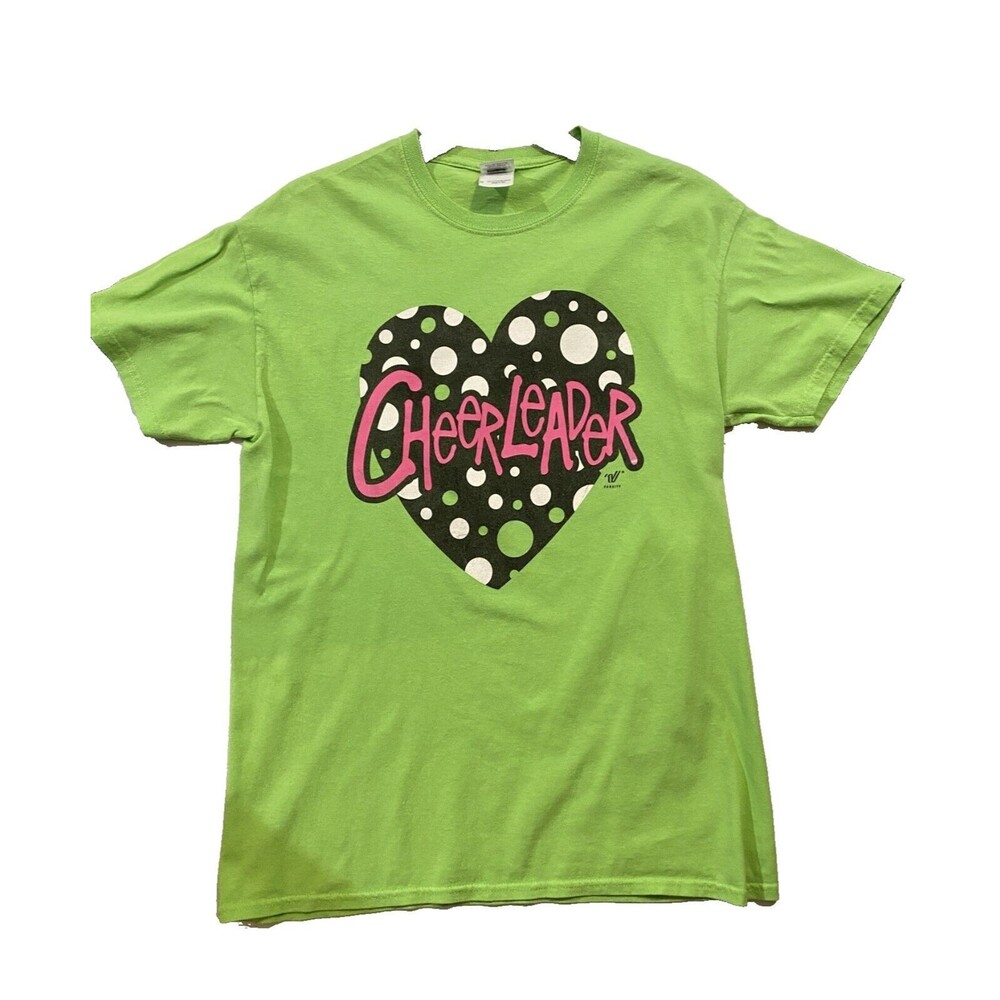 Gildan Tshirt Womens Size M Short Sleeve Cheerleader Graphic